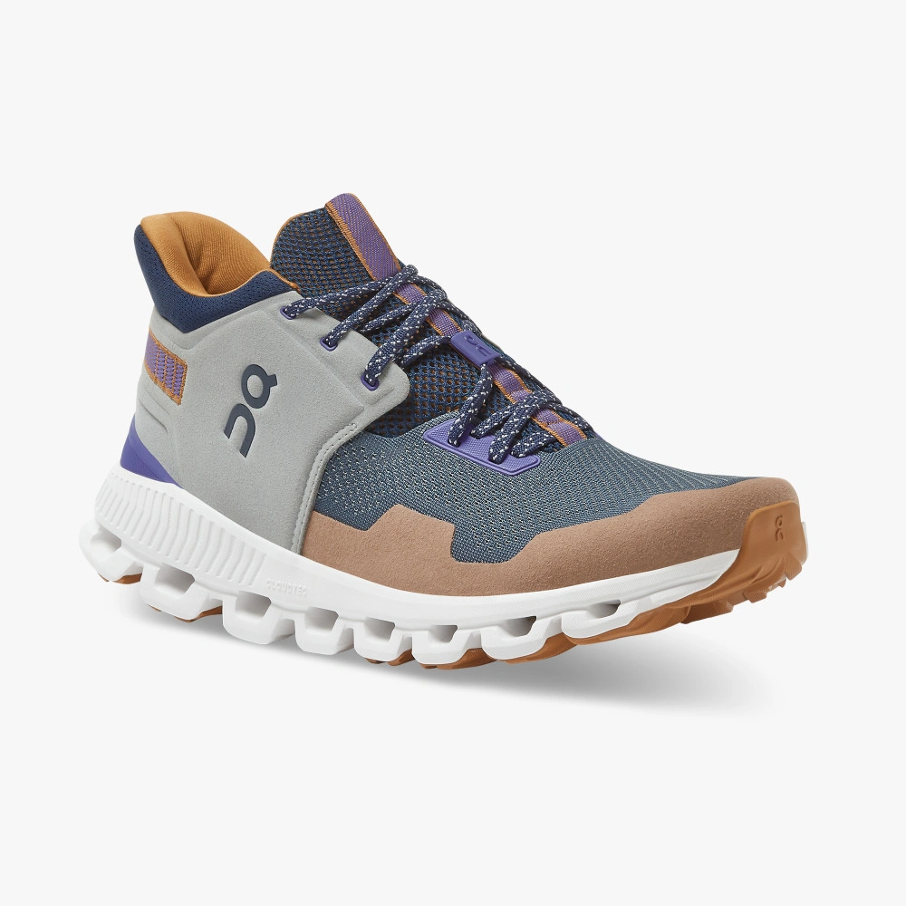 ON Running Cloud Hi Edge: Zand en Bruin in Zwitserland! Snel kopen, lekker lopen. Sale!